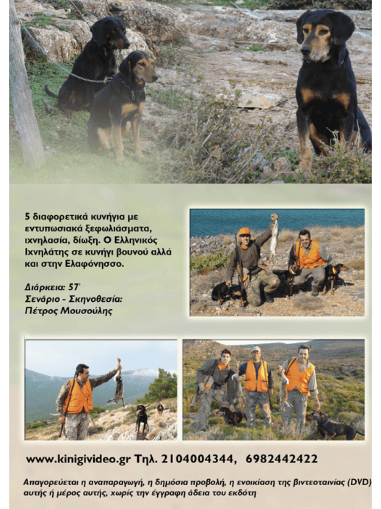 ΛΑΓΟΚΥΝΗΓΙΑ 2013 ΕΛΛΗΝΙΚΟΣ ΙΧΝΗΛΑΤΗΣ - Πίσω